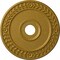 Ekena Millwork Wreath Ceiling Medallion (Fits Canopies up to 6"), 21 1/8"OD x 3 5/8"ID x 7/8"P, Pharaohs Gold CM21WRPGS - alternate 1